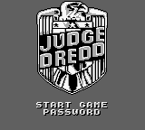 Judge Dredd (USA, Europe) Title Screen